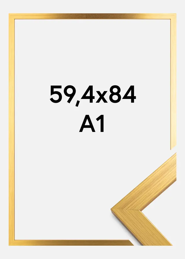 Galleri 1 Rahmen Gold Wood 59,4x84,1 cm (A1)