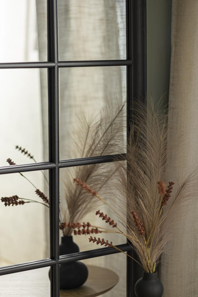 ID Factory Spiegel Window Tall Dome Schwarz 103x180 cm