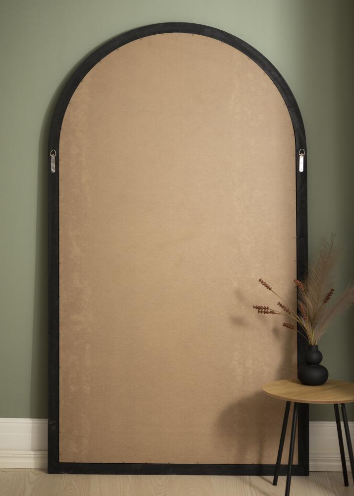 ID Factory Spiegel Window Tall Dome Schwarz 103x180 cm