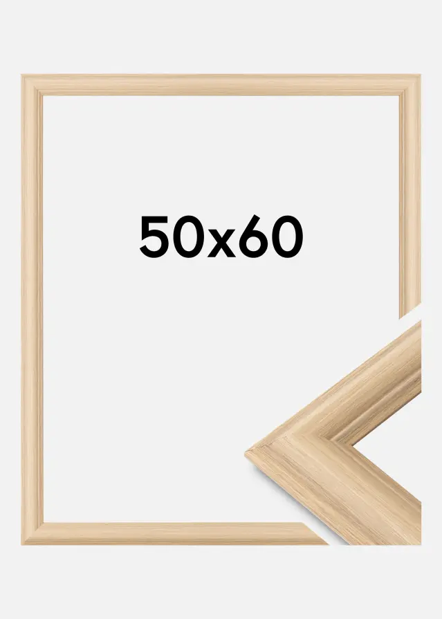 Galleri 1 Rahmen Västkusten Acrylglas Eiche 50x60 cm