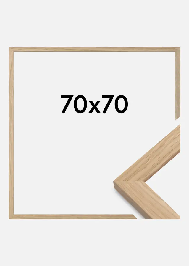 Galleri 1 Rahmen Oak Wood 70x70 cm
