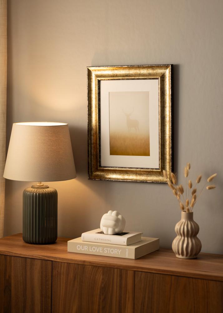 Ramverkstad Rahmen Saltsjöbaden Antik-Gold - Größe nach Wunsch