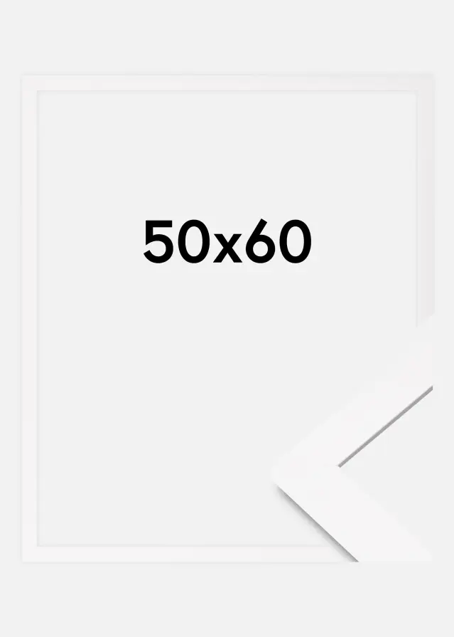 BGA Rahmen BGA Classic Acrylglas Weiß 50x60 cm