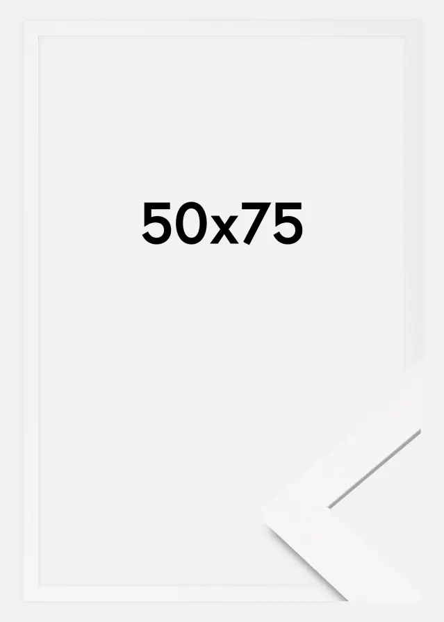 BGA Rahmen BGA Classic Acrylglas Weiß 50x75 cm