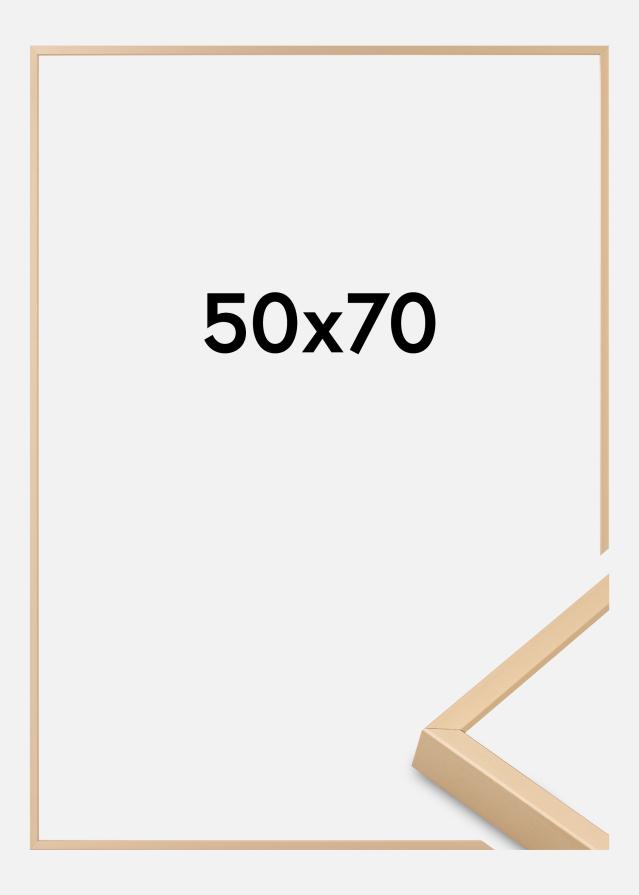 BGA Aluminiumrahmen Acrylglas Messing 50x70 cm