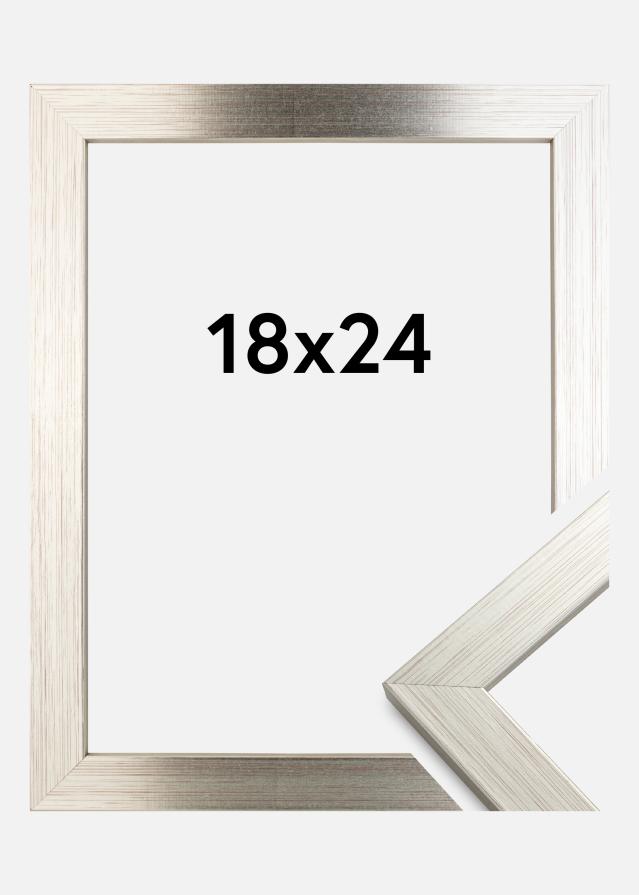 Galleri 1 Rahmen Silver Wood 18x24 cm