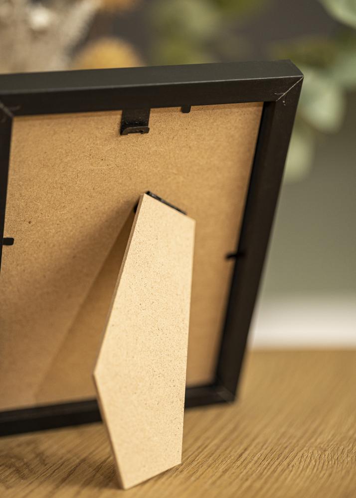 Ram med passepartou Rahmen Selection Schwarz 13x18 cm - Passepartout Schwarz 9x12 cm