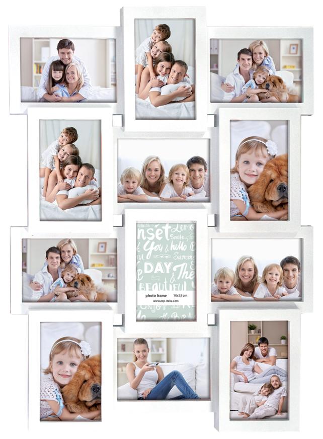 ZEP Multiple frame white Collage-Rahmen - 12 Bilder