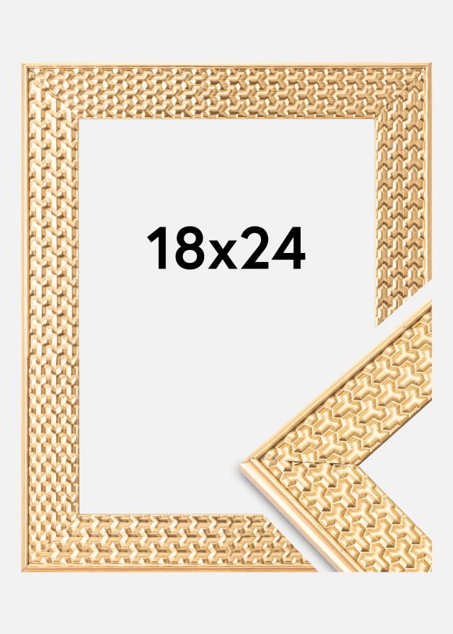 Artlink Rahmen Grace Acrylglas Gold 18x24 cm