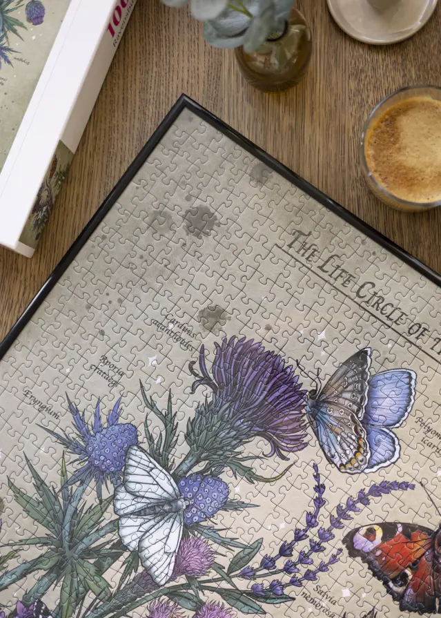 Innova Puzzle-Rahmen Schwarz 70x100 cm