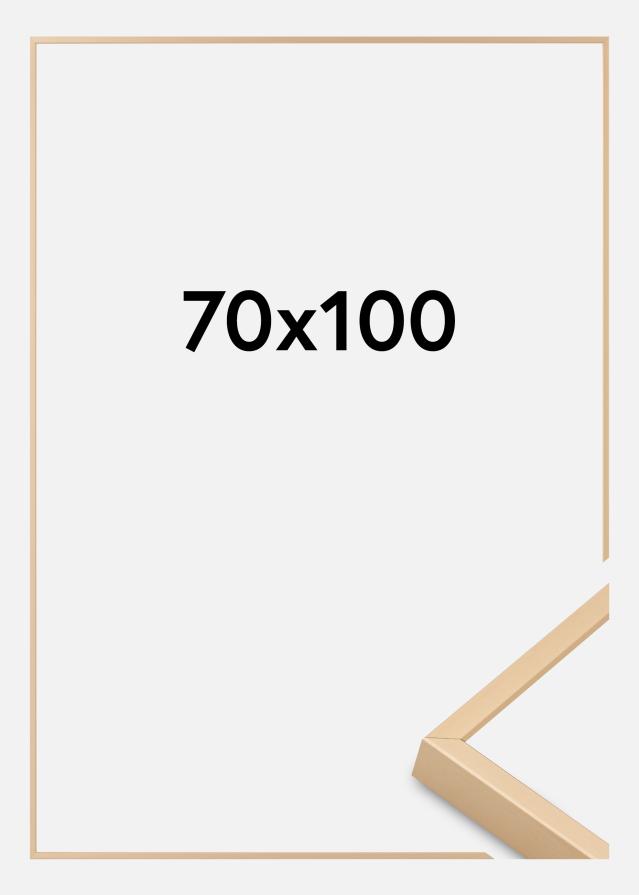 BGA Aluminiumrahmen Acrylglas Messing 70x100 cm