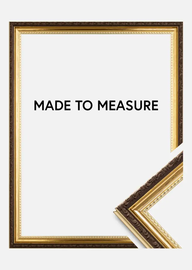 Ramverkstad Rahmen Abisko Gold - Größe nach Wunsch