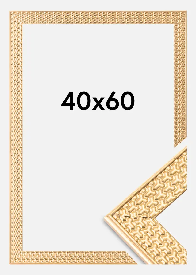 Artlink Rahmen Grace Acrylglas Gold 40x60 cm