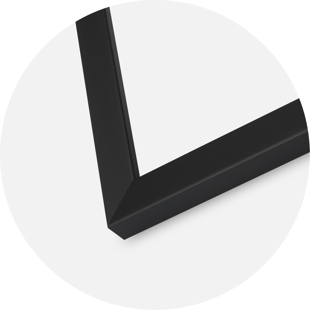 Jämtlands Ramfabrik Rahmen Oban Acrylglas Schwarz 42x59,4 cm (A2)