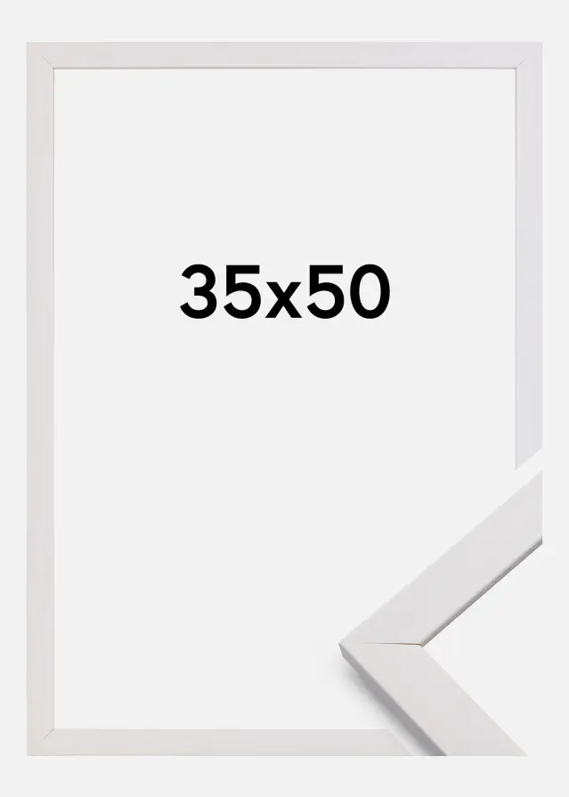 Estancia Rahmen Stilren Acrylglas Weiß 35x50 cm