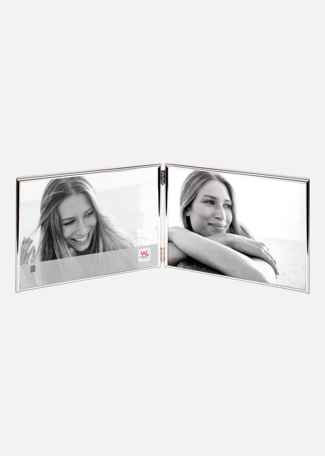Walther Chloe Doppel-Rahmen II Silber 10x15 cm - 2 Bilder