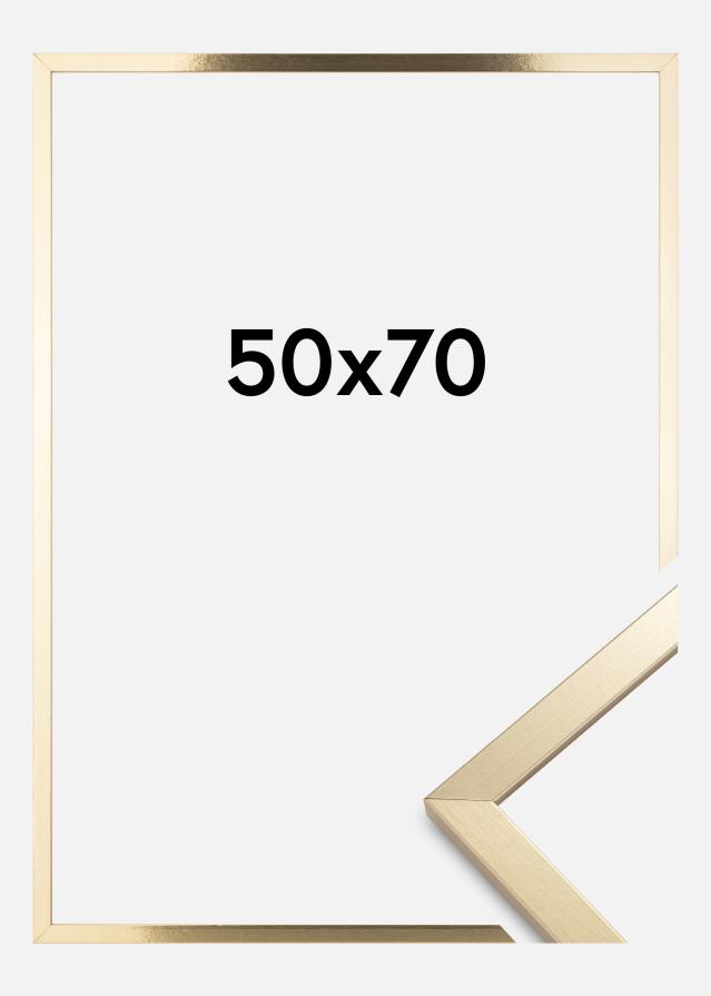 BGA Rahmen Trendy Acrylglas Gold 50x70 cm