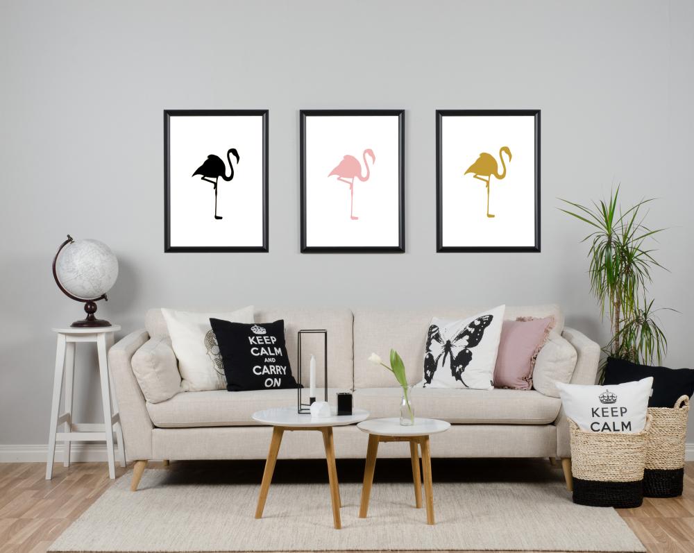Bildverkstad Flamingo - Puderosa Poster