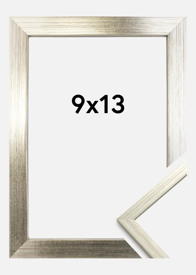 Galleri 1 Rahmen Edsbyn Silber 9x13 cm