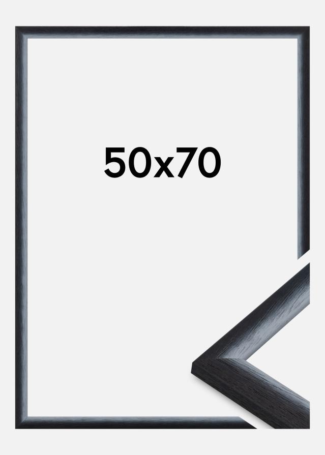 Jämtlands Ramfabrik Rahmen Cornwall Acrylglas Schwarz 50x70 cm