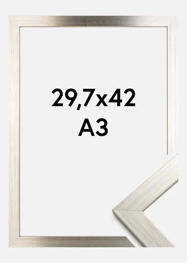 Galleri 1 Rahmen Silver Wood 29,7x42 cm (A3)