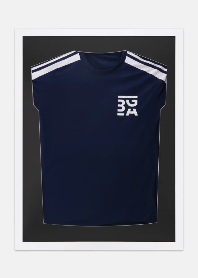 ID Factory Rahmen Trikotrahmen Acrylglas Weiß/Schwarz 60x80 cm