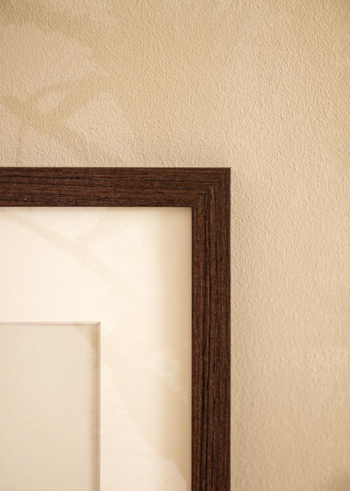 BGA Rahmen Deco Acrylglas Walnuss 50x60 cm