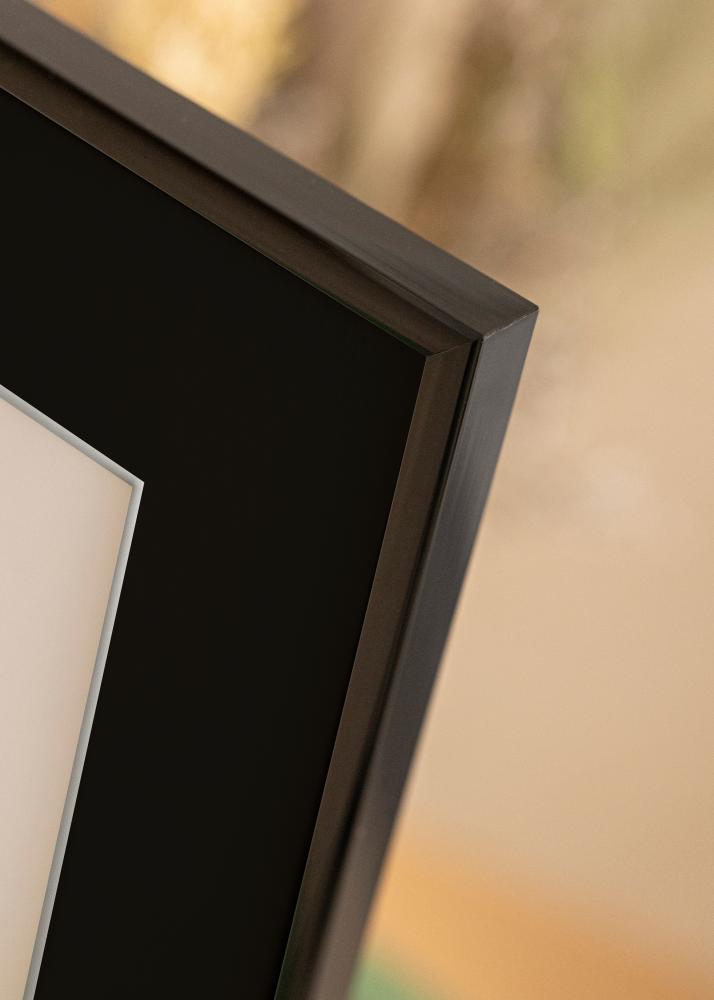 Ram med passepartou Rahmen New Lifestyle Schwarz 30x30 cm - Passepartout Schwarz 8x8 inches