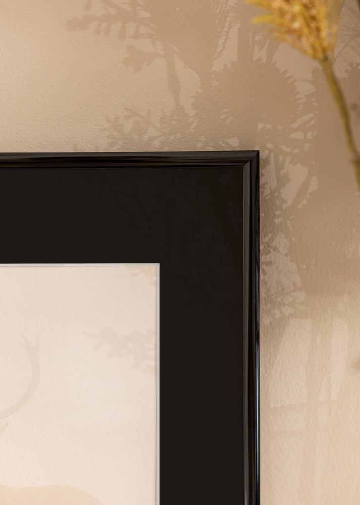 Ram med passepartou Rahmen New Lifestyle Schwarz 30x30 cm - Passepartout Schwarz 8x8 inches