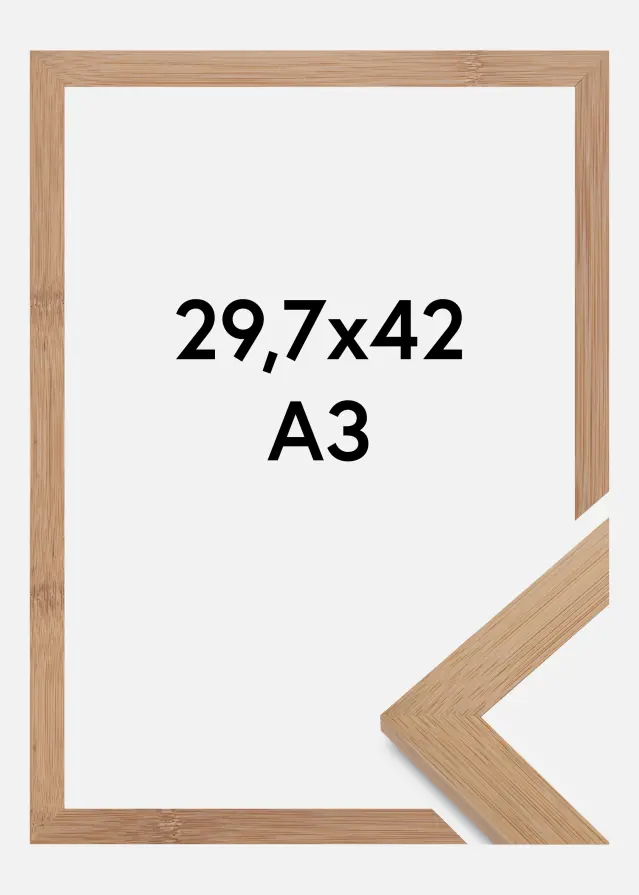 Hoei Danmark Rahmen Hoei Bambus Acrylglas 29,7X42 cm (A3)