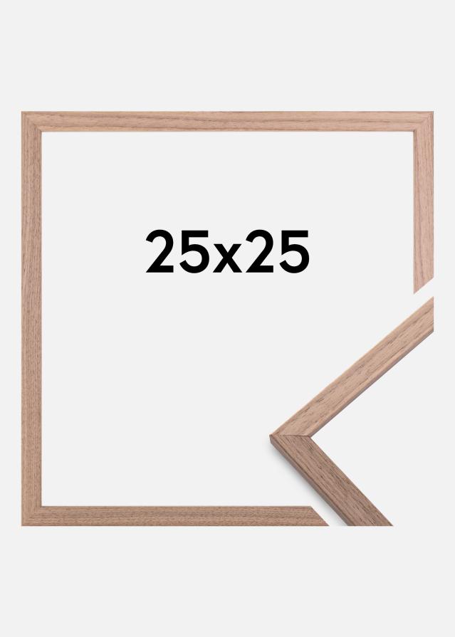 Galleri 1 Rahmen Edsbyn Walnuss Hell 25x25 cm