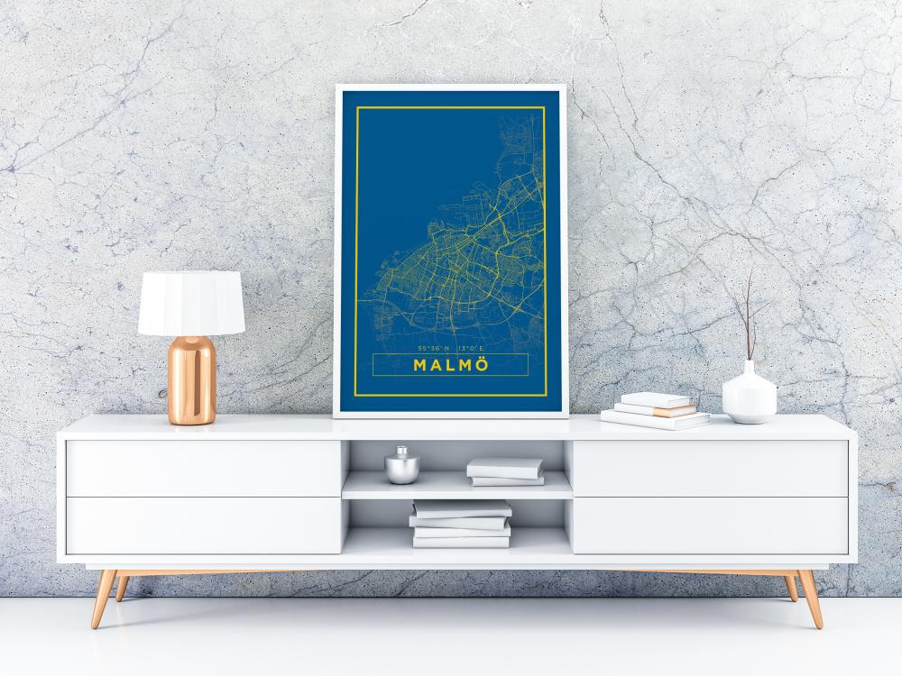 Bildverkstad Karte - Malmö - Blau