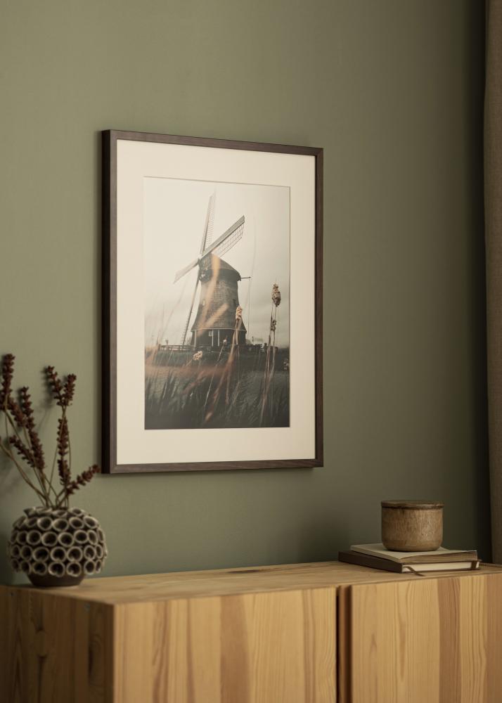 Estancia Rahmen E-Line Acrylglas Walnuss 70x100 cm