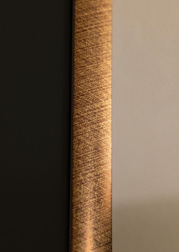 Ram med passepartou Rahmen New Lifestyle Bronze 60x80 cm - Passepartout Schwarz 50x65 cm