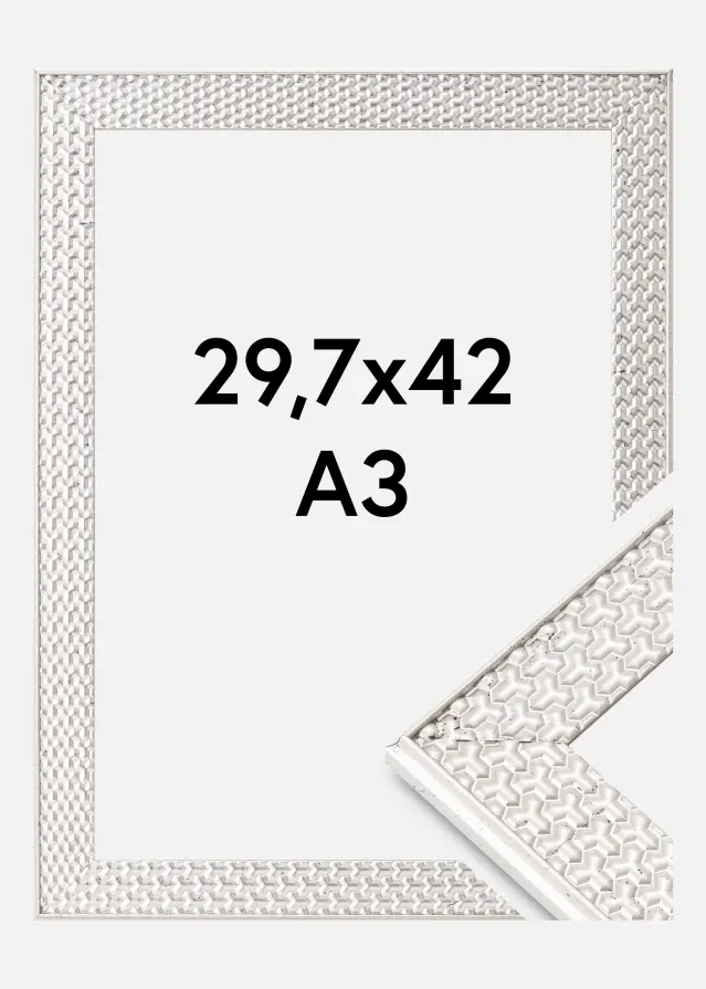 Artlink Rahmen Grace Acrylglas Silber 29,7x42 cm (A3)