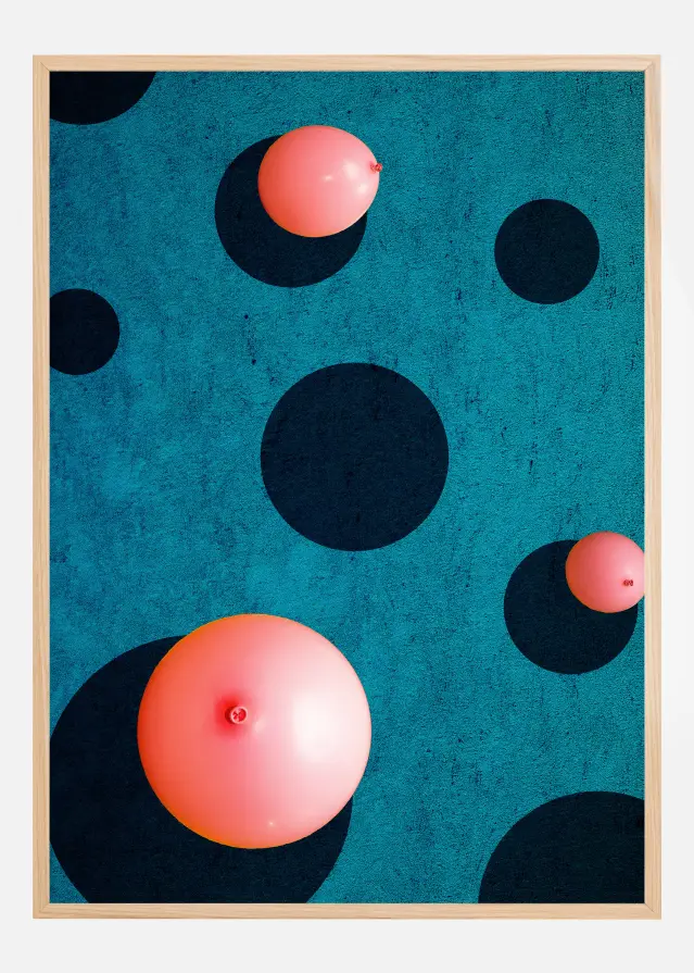 Bildverkstad Three balloons Poster