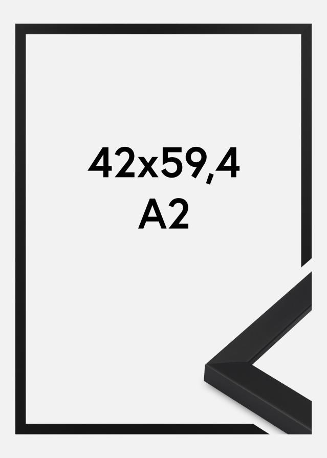 Jämtlands Ramfabrik Rahmen Oban Acrylglas Schwarz 42x59,4 cm (A2)