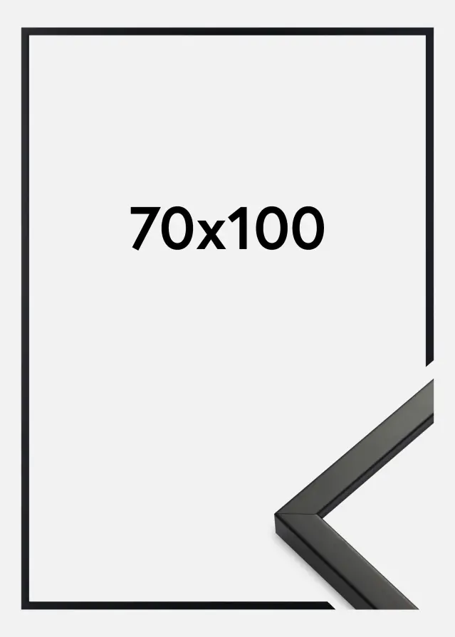 Estancia Rahmen Exklusiv Schwarz 70x100 cm