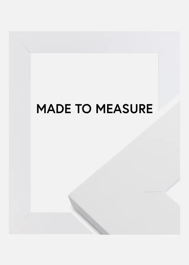 Ramverkstad Rahmen Dover Weiß - Größe nach Wunsch