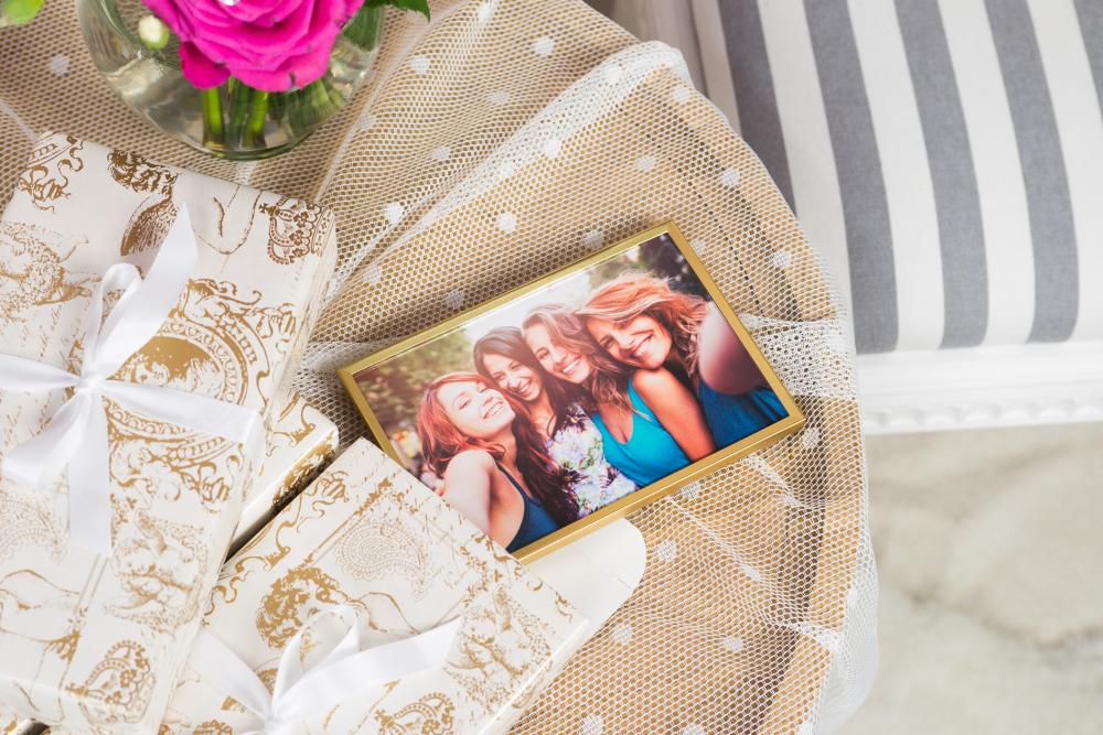 Eiri Kehykset Rahmen Slät Metall Gold 10x15 cm