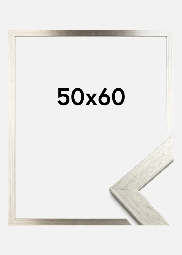 Galleri 1 Rahmen Silver Wood Acrylglas 50x60 cm
