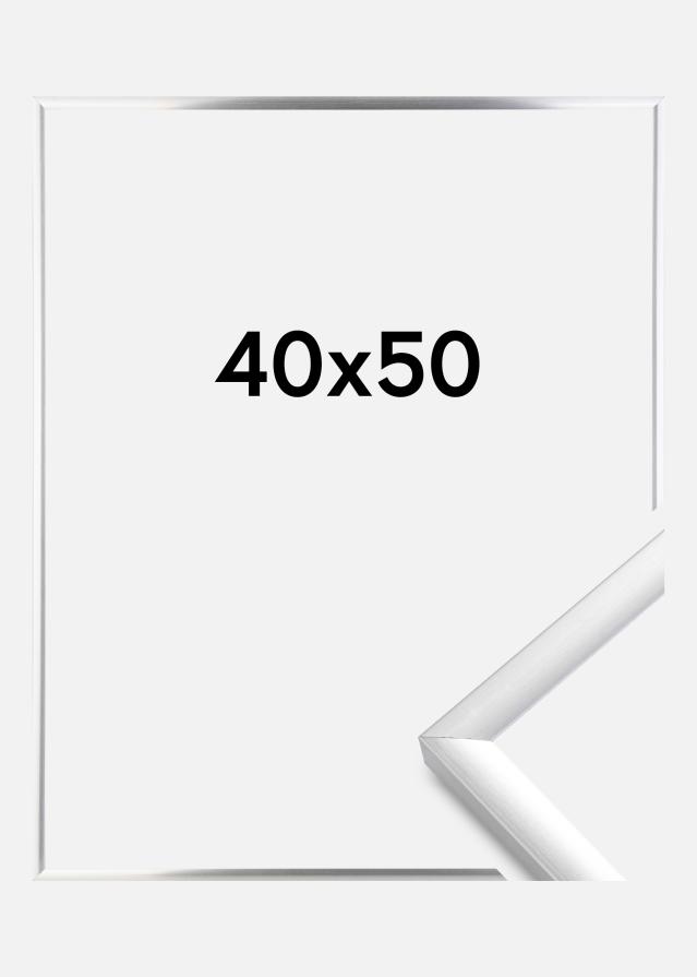 BGA Rahmen New Lifestyle Acrylglas Silber 40x50 cm