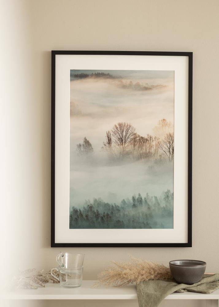 Estancia Rahmen Exklusiv Schwarz 40x40 cm