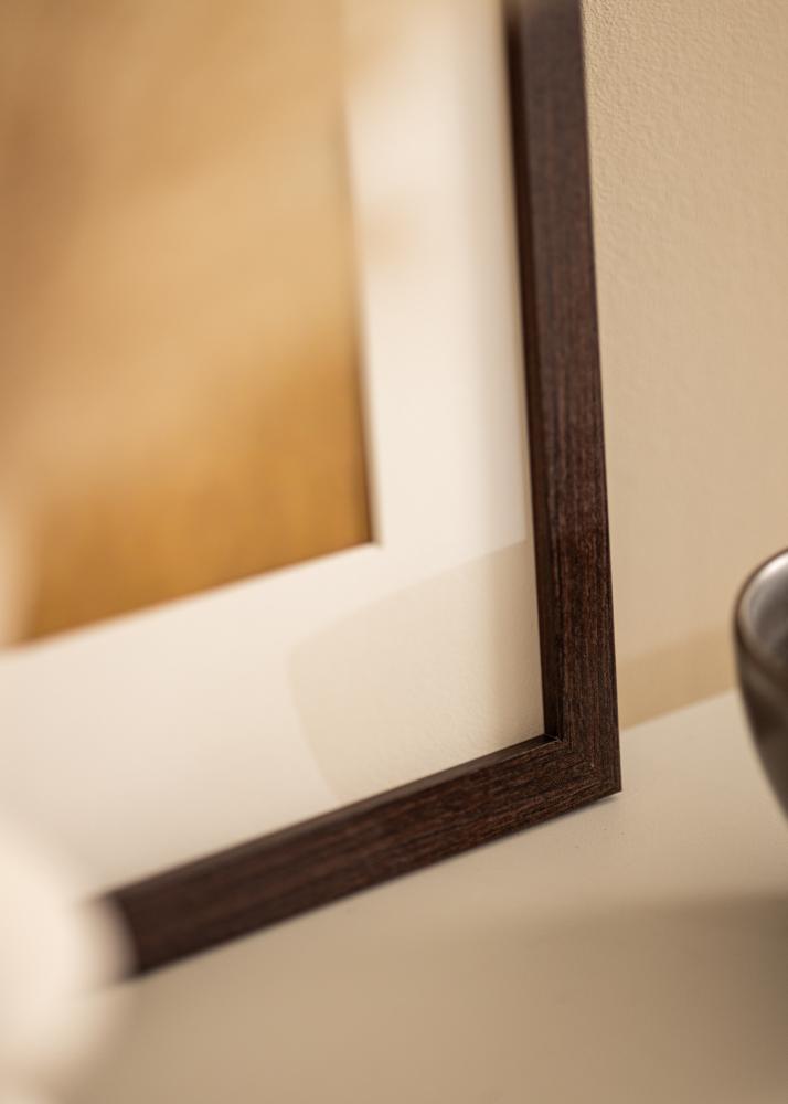 BGA Rahmen Deco Acrylglas Walnuss 50x60 cm