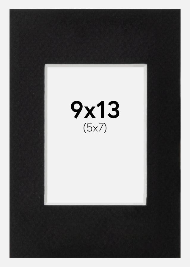 Galleri 1 Passepartout Canson Schwarz (weißer Kern) 9x13 cm (5x7)