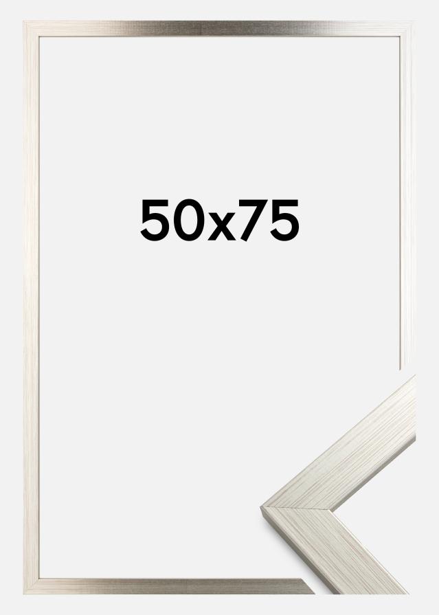 Galleri 1 Rahmen Silver Wood Acrylglas 50x75 cm