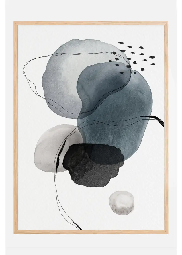 Bildverkstad Watercolor Art No 17 Poster