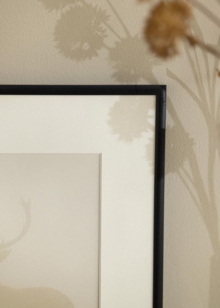 BGA Rahmen New Lifestyle Acrylglas Matt Schwarz 60x90 cm