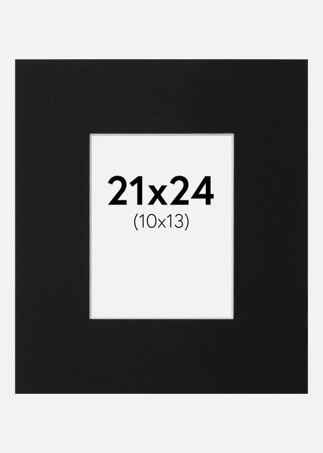 Artlink Passepartout Schwarz Standard (weißer Kern) 21x24 cm (10x13)