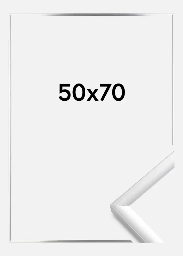 Walther Rahmen New Lifestyle Silber 50x70 cm